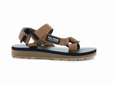 Palladium OUTDOORSY URBANITY Women's Sandals Olive | Canada-8250