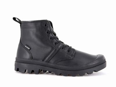 Palladium PALLABROUSSE HI WATERPROOF Women's Boots Black | Canada-2814