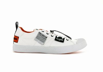 Palladium PALLAPHOENIX OVERLAB Women's Low Top Shoes White | Canada-9137