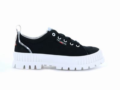 Palladium PALLASHOCK LOW MTP Women's High Top Sneakers Black | Canada-5836