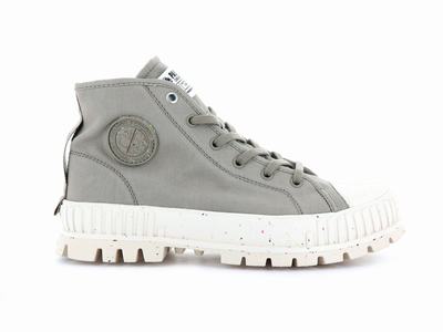 Palladium PALLASHOCK MID ORGANIC Women's Sneakers Dune | Canada-6840