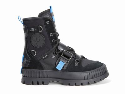 Palladium PALLASHOCK WITCH QUEEN X DESTINY Women's High Top Sneakers Black | Canada-1409