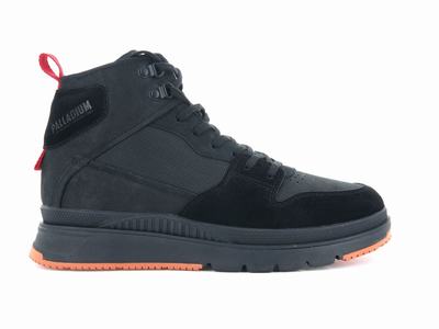 Palladium PALLASIDER HI METRO Men's Winter Boots Black | Canada-2891