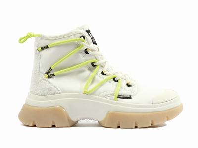 Palladium PALLAWAVE LACE IT Women's Sneakers White | Canada-4256