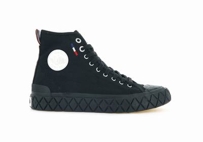 Palladium PALLA ACE CANVAS MID Women's Sneakers Black | Canada-3851