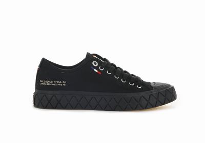 Palladium PALLA ACE CANVAS Women's Low Top Shoes Black | Canada-8476