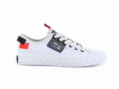 Palladium PALLA ACE LO TICKET TO EARTH Men's Sneakers White | Canada-8401