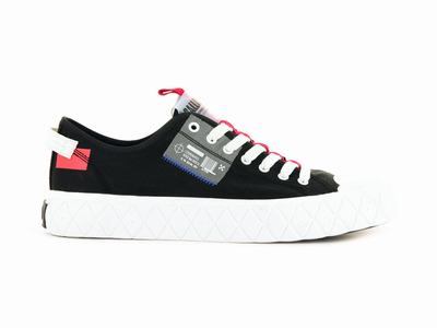Palladium PALLA ACE LO TICKET TO EARTH Women's Sneakers Black | Canada-0498