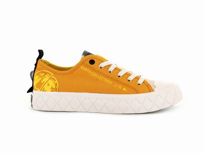 Palladium PALLA ACE ORGANIC METRO Women's Low Top Shoes Mustard | Canada-1256