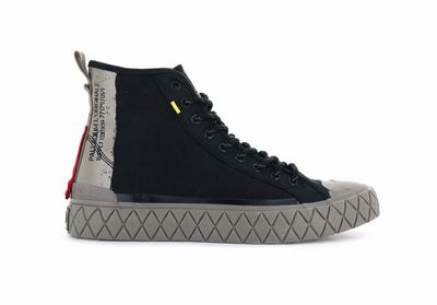 Palladium PALLA ACE SUPPLY MID Women's High Top Sneakers Black | Canada-1782
