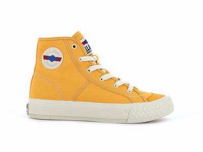 Palladium PALLA LOUVEL Women's Sneakers Mustard | Canada-6491