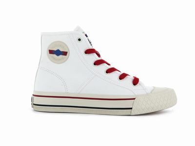 Palladium PALLA LOUVEL Women's Sneakers White | Canada-8201
