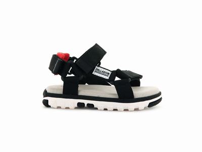 Palladium PALLA NIKKOO URBANITY Kids' Sandals Black | Canada-3059