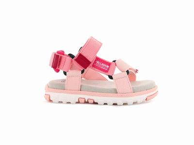 Palladium PALLA NIKKOO URBANITY Kids' Sandals Peach Amber/ Palepch | Canada-8192
