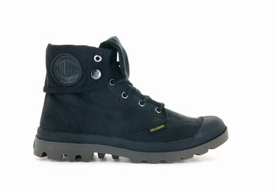 Palladium PAMPA BAGGY WAX Women's Boots Black | Canada-0963