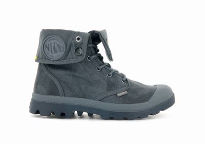 Palladium PAMPA BAGGY WAX Women's Boots French Metal | Canada-7856