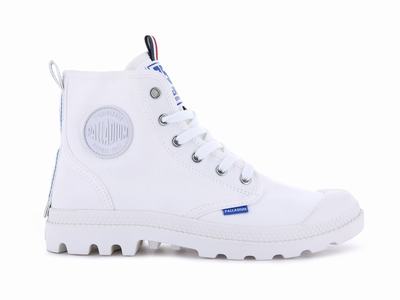 Palladium PAMPA HI DARE 75TH Women's Boots White | Canada-3091