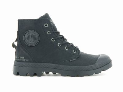 Palladium PAMPA HI SUPPLY LEATHER Women's Winter Boots Black | Canada-1079