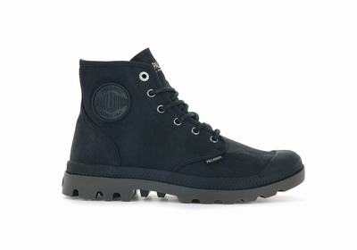 Palladium PAMPA HI WAX Women's Boots Black | Canada-9706