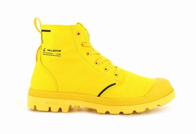 Palladium PAMPA LITE+ RECYCLE WP+ Men's Boots Yellow | Canada-0174