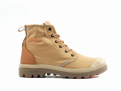 Palladium PAMPA LITE+ RECYCLE WP+ Women's Boots Caramel/Cinammon | Canada-5306