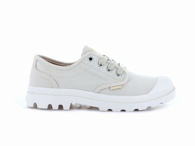 Palladium PAMPA OXFORD Men's Low Top Shoes Sahara | Canada-7936