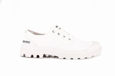 Palladium PAMPA OXFORD ORGANIC II Men's Sneakers White | Canada-8245