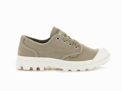 Palladium PAMPA OXFORD Women's Low Top Shoes Dune | Canada-2980