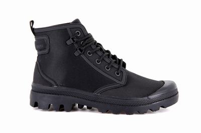 Palladium PAMPA RAINS Men's Boots Black | Canada-5481