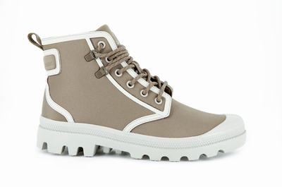 Palladium PAMPA RAINS Women's Boots Taupe | Canada-6032