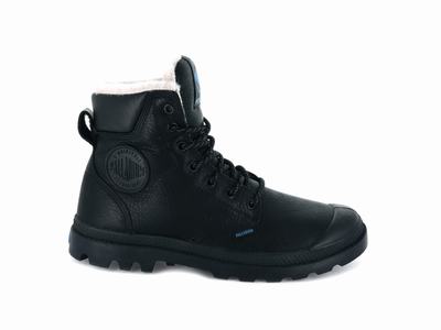 Palladium PAMPA SPORT CUFF WPS Women's Boots Black | Canada-6148
