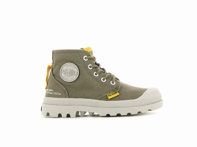 Palladium PAMPA SUPPLY Kids' Boots Green | Canada-4753