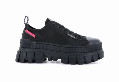 Palladium REVOLT LO TX Women's Low Top Shoes Black | Canada-1483