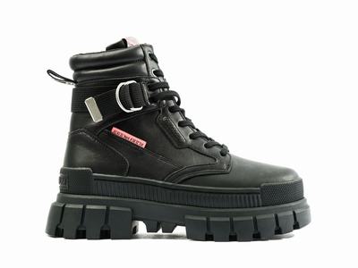 Palladium REVOLT SPORT RANGER Women's High Top Sneakers Black | Canada-3670