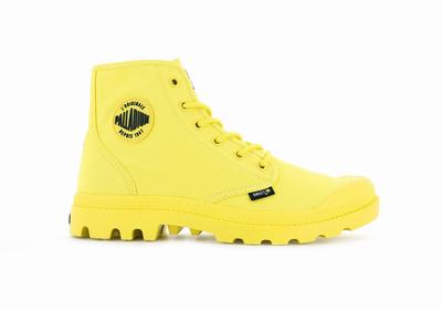 Palladium SMILEY ® PAMPA HI BE KIND Women's Boots Yellow | Canada-9503