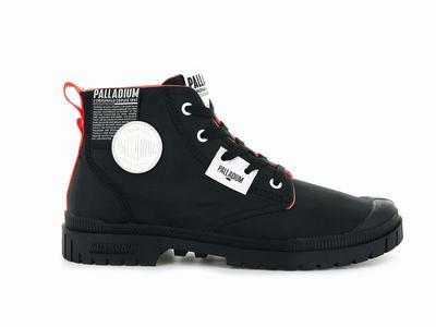 Palladium SP20 OVERLAB Women's High Top Sneakers Black | Canada-0784