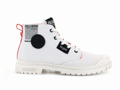Palladium SP20 OVERLAB Women's High Top Sneakers White | Canada-8297
