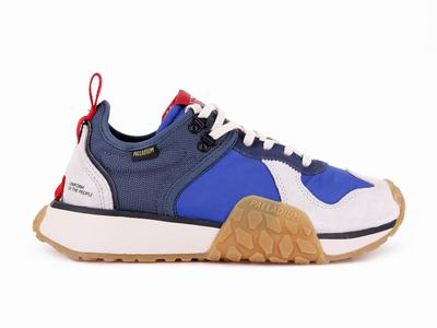 Palladium TROOP RUNNER Women's Low Top Shoes Indigo | Canada-7640