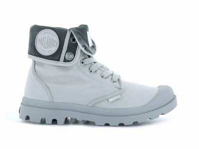 Palladium BAGGY Women's Boots Vapor/Metal | Canada-2548