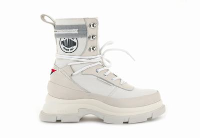Palladium GAO EVA HIGH BOOT Women's High Top Sneakers White | Canada-2806