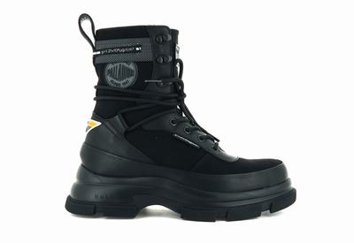 Palladium GAO EVA HIGH BOOT Women's Boots Black | Canada-8921