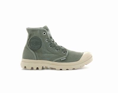 Palladium PAMPA HI Women's Boots Vetiver | Canada-0156