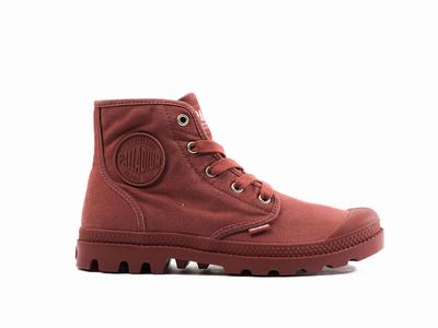 Palladium PAMPA HI Women's Boots Red | Canada-4185