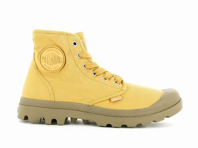 Palladium PAMPA HI Women's Boots Orange Gold | Canada-6083