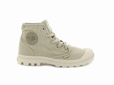 Palladium PAMPA HI Women's Boots Sahara/Ecru | Canada-6958